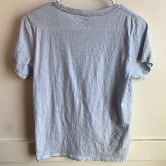 J. Crew Light Blue Cocktail Lineup Graphic Collector Short Sleeve Shirt - Picture 3 of 6